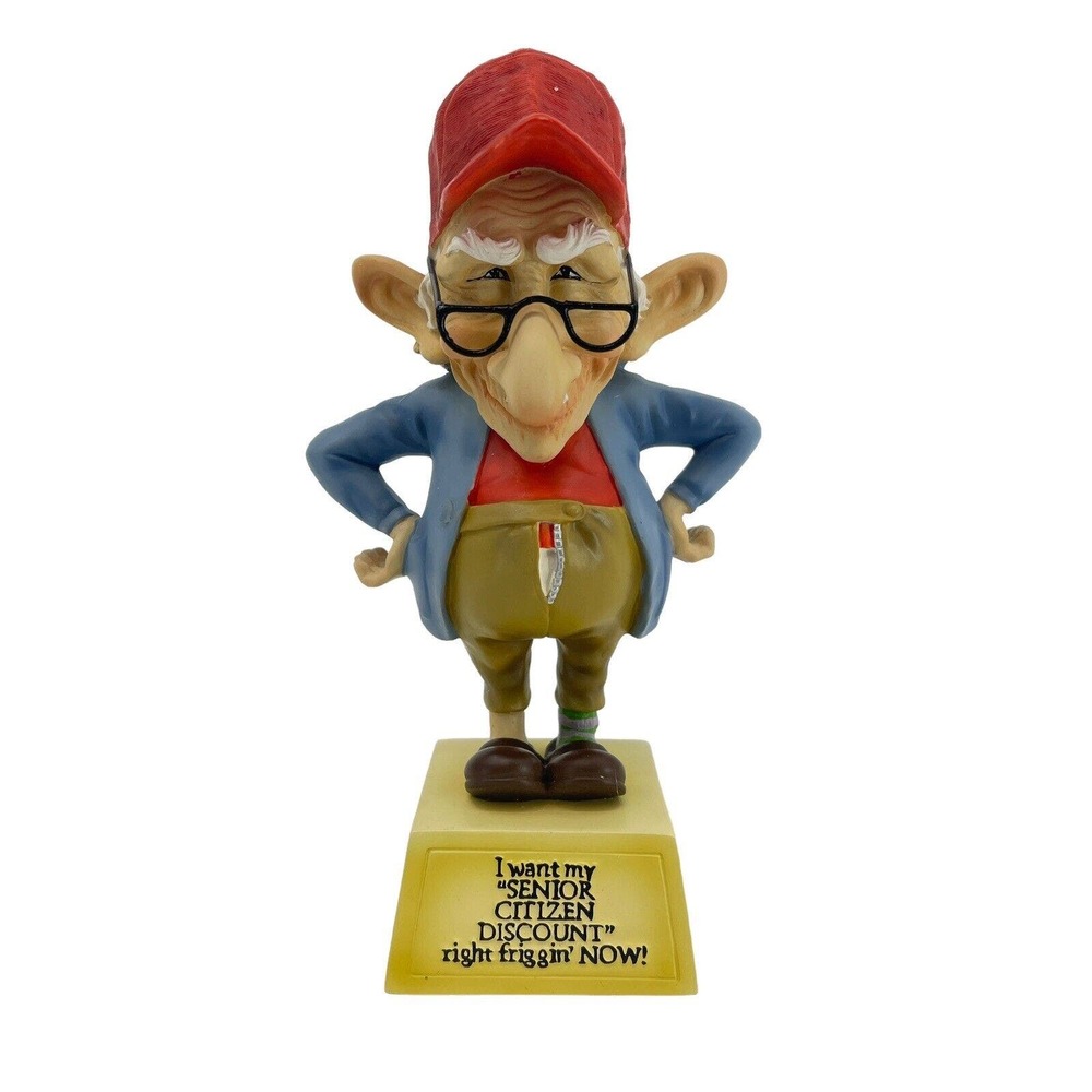 Coots 4958 Senior Citizen Discount Figurine Westland Giftware 2003 Funny Novelty